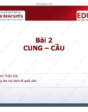 Bài giảng Kinh tế vi mô: Bài 2 - TS. Đinh Thiện Đức