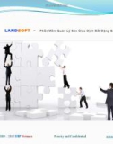 Phần mềm quản lý kinh doanh bất động sản - Landsoft