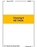 Bài giảng Lập trình hướng đối tượng: Chương 9 - Nguyễn Sơn Hoàng Quốc, ThS. Nguyễn Tấn Trần Minh Khang