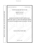 Tóm tắt Luận văn Thạc sĩ Kiến trúc: Đánh giá giải pháp tổ chức không gian kiến trúc dịch vụ công cộng đời sống trong các khu đô thị mới tại quận Hà Đông - Hà Nội