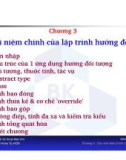 Bài giảng môn Lập trình hướng đối tượng: Chương 3 - TS. Nguyễn Văn Hiệp