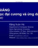 Bài giảng Tin học đại cương và ứng dụng: Chương 6 - Đặng Xuân Hà