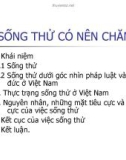 Thuyết trình: Sống thử có nên chăng?