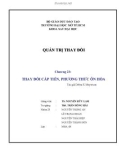 Bài dịch: Thay đổi cấp tiến, phương thức ôn hòa