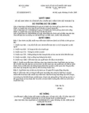 Quyết định số 03/2005/QĐ-BTC