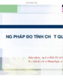 Bài thuyết trình Phương pháp đo tính chất quang