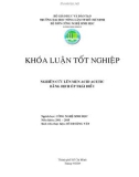 Luận văn : NGHIÊN CỨU LÊN MEN ACID ACETIC BẰNG DỊCH ÉP TRÁI ĐIỀU part 1