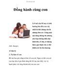 Đồng hành cùng con