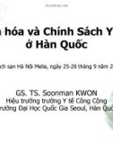 Già hóa và chính sách y tế ở Hàn Quốc - GS. TS. Soonman KWON