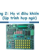 Bài giảng Vi xử lý - Vi điều khiển: Chương 2.3 - ThS. Phan Đình Duy