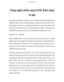 Công nghệ chiếu sáng LED: Khả năng vô tận