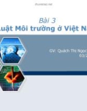 Luật môi trường ở việt nam