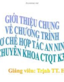 Cơ chế hợp tác an ninh sau chiến tranh lạnh