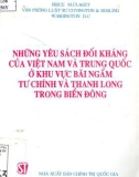 Khu vực bãi ngầm Tư Chính trong Biển Đông: Những yêu sách và đối kháng của Việt Nam và Trung Quốc: Phần 1