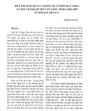 Biến đổi sinh kế của người Tày ở thôn Bản Thẩu, xã Tân Thanh, huyện Văn Lãng, tỉnh Lạng Sơn từ đổi mới đến nay - Phạm, Thị Thu Hà