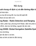 Bài giảng Định vị và dẫn đường điện tử: Chương 1 - Khái quát chung về định vị và dẫn đường điện tử