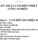 Bài giảng KỸ THUẬT CẢM BIẾN VÀ ĐO LƯỜNG - Chương 3