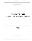 Giáo trình Giáo dục quốc phòng - an ninh Tập 1B - NXB. Giáo dục