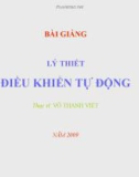 Bài giảng Lý thuyết điều khiển tự động: Chương 7 - Võ Văn Định