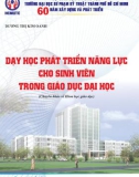 Giáo dục phát triển năng lực cho sinh viên đại học: Phần 1