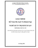 Giáo trình Kế toán du lịch và khách sạn (Nghề: Quản trị khách sạn - Trình độ Trung cấp) - Trường Cao đẳng Nghề An Giang