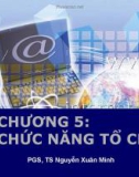 Bài giảng Quản trị học: Chương 5 - PGS.TS. Nguyễn Xuân Minh