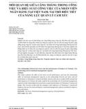 Mối quan hệ giữa căng thẳng trong công việc và hiệu suất công việc của nhân viên ngân hàng tại Việt Nam: Vai trò điều tiết của năng lực quản lý cảm xúc