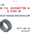 Bài giảng Thiết kế và phát triển sản phẩm