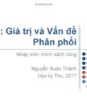 Bài giảng Nhập môn chính sách công: Bài 6 - Nguyễn Xuân Thành (2017)