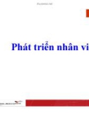 Bài giảng Phát triển nhân viên