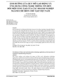 Ảnh hưởng của quy mô lao động và ứng dụng công nghệ thông tin đến đổi mới sáng tạo của các doanh nghiệp ngành chế biến chế tạo Việt Nam