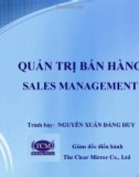 Quản trị bán hàng - Nguyễn Xuân Đăng Huy