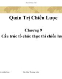 Bài giảng Quản trị chiến lược - Cấu trúc tổ chức thực thi chiến lược