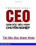 CEO - Giám đốc điều hành chuyên nghiệp