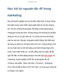 Học hỏi từ nguyên tắc 4P trong marketing