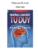 Những cạm bẫy tư duy (Phần Một)