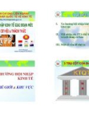 Bài giảng Hội nhập Kinh tế quốc tế, cơ hội và thách thức