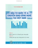 Chuyển giao công nghệ tại Việt Nam và Đầu tư quốc tế