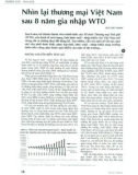 Nhìn lại thương mại Việt Nam sau 8 năm gia nhập WTO