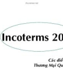 Bài thuyết trình: Các Điều Kiện Thương Mại Quốc Tế