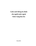 cuốn sách thông tin dành cho người nước ngoài: nước cộng hòa séc